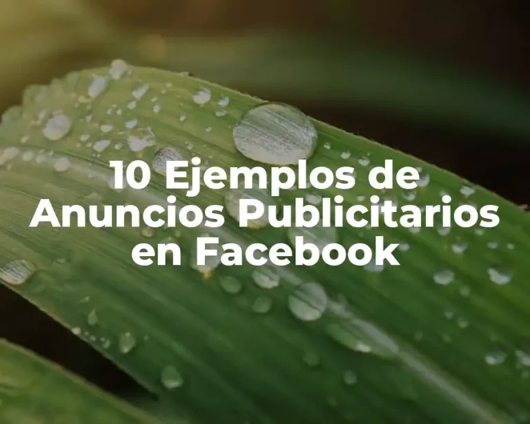 10 Ejemplos de Anuncios Publicitarios en Facebook