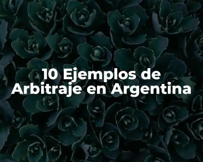 10 Ejemplos de Arbitraje en Argentina