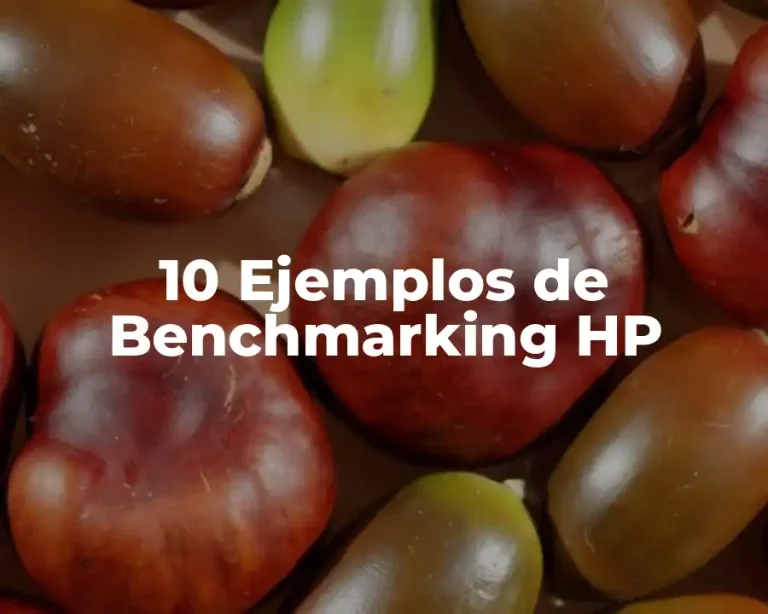 10 Ejemplos de Benchmarking HP