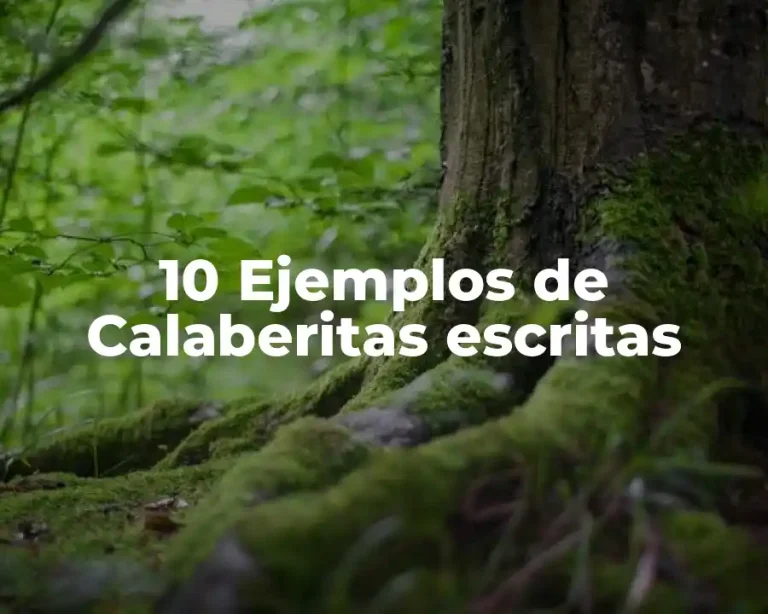 10 Ejemplos de Calaberitas escritas