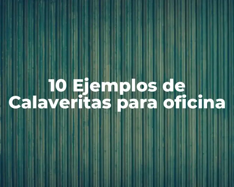 10 Ejemplos de Calaveritas para oficina