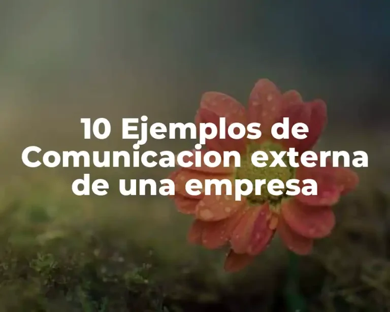 10 Ejemplos de Comunicacion externa de una empresa
