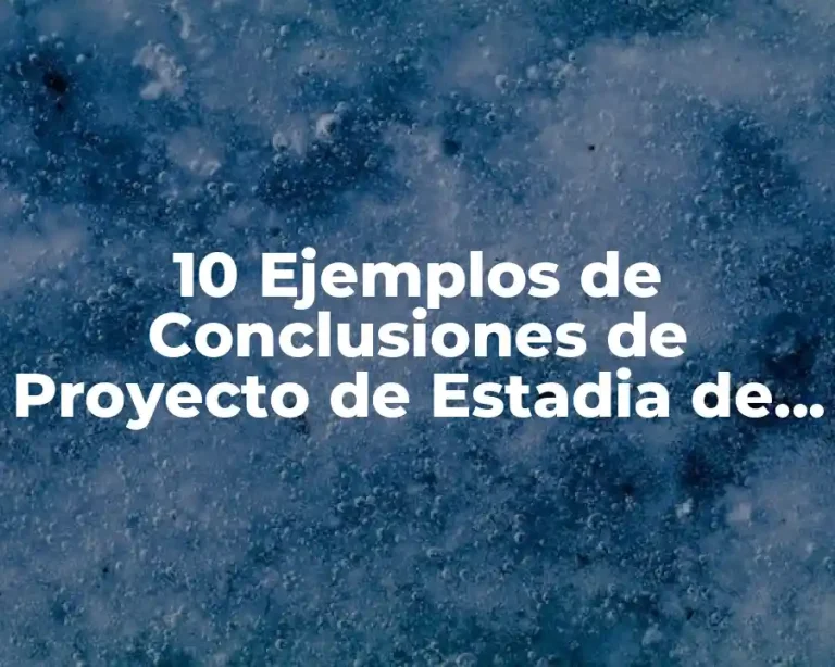 10 Ejemplos de Conclusiones de Proyecto de Estadia de Ventas
