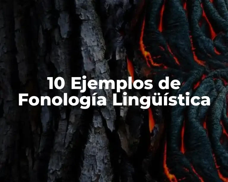 10 Ejemplos de Fonología Lingüística