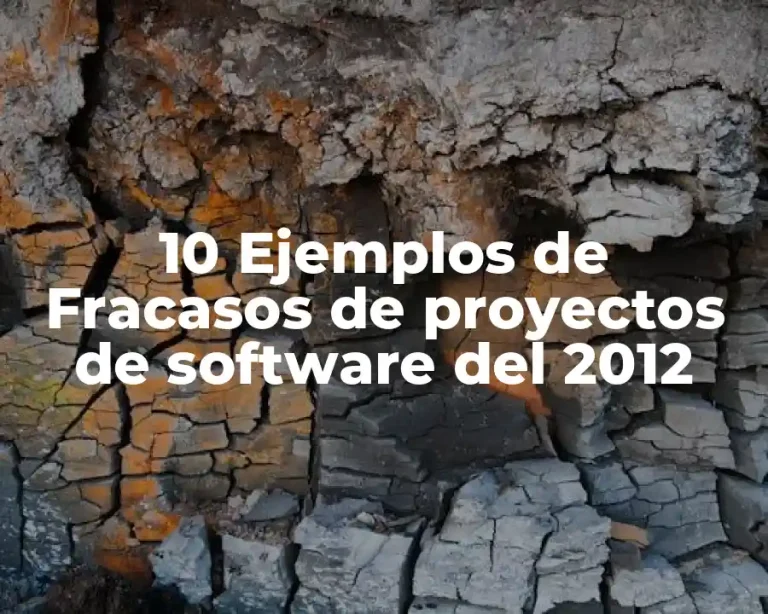 10 Ejemplos de Fracasos de proyectos de software del 2012