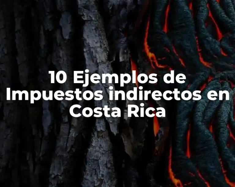 10 Ejemplos de Impuestos indirectos en Costa Rica