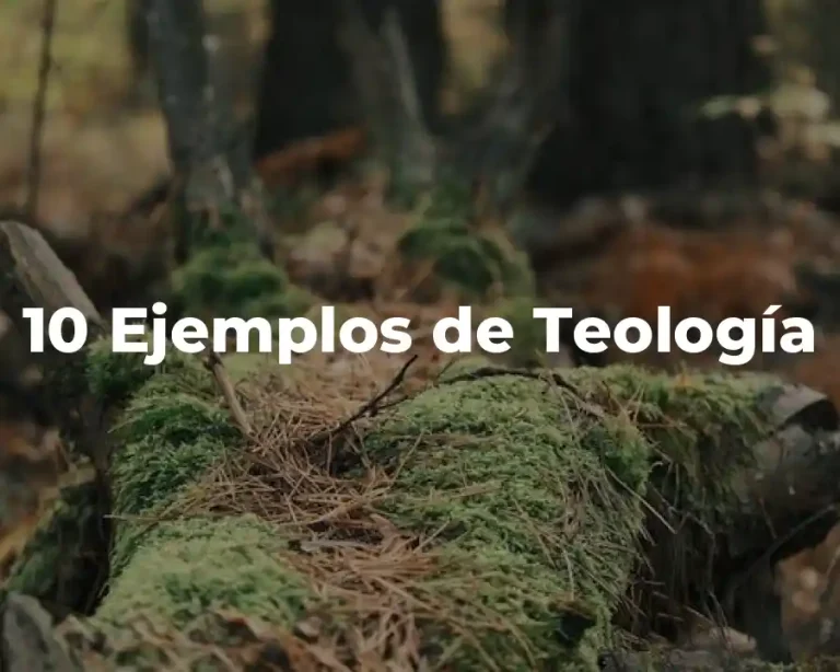 10 Ejemplos de Teología