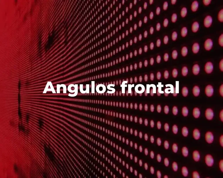Angulos frontal