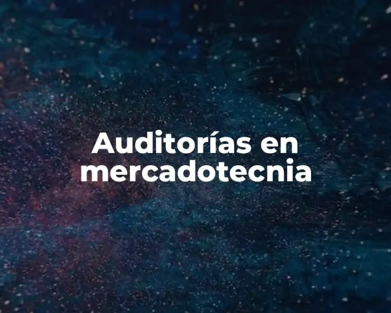 Auditorías en mercadotecnia