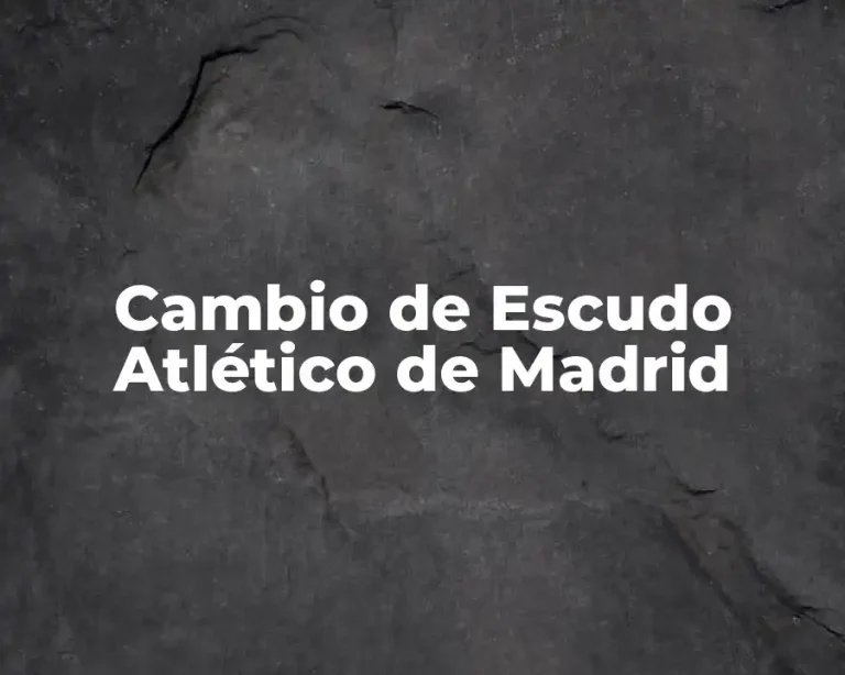 Cambio de Escudo Atlético de Madrid