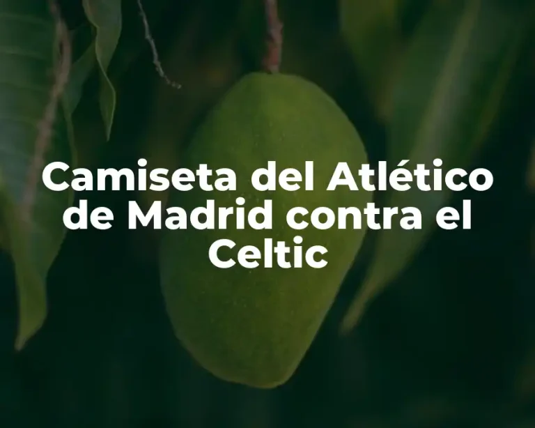 Camiseta del Atlético de Madrid contra el Celtic