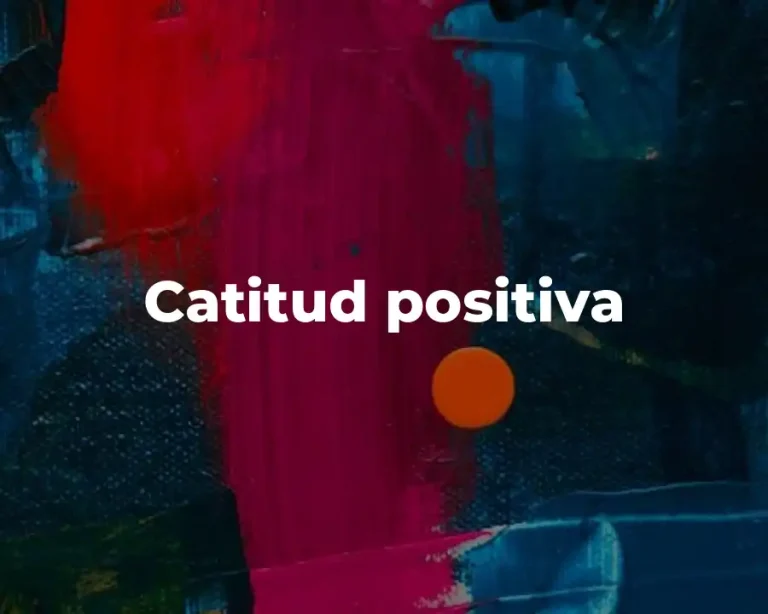 Catitud positiva