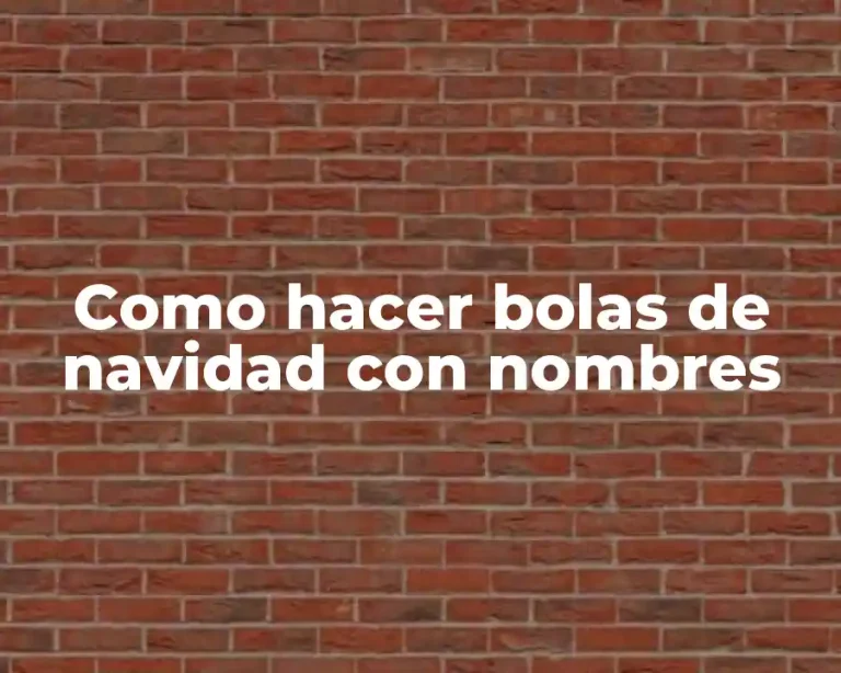 Como hacer bolas de navidad con nombres