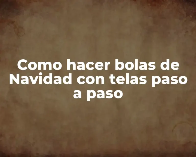 Como hacer bolas de Navidad con telas paso a paso