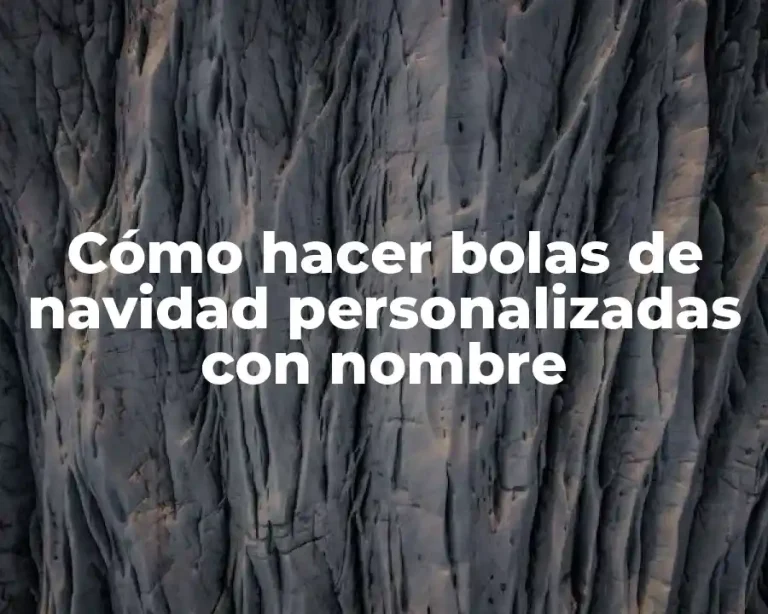 Cómo hacer bolas de navidad personalizadas con nombre