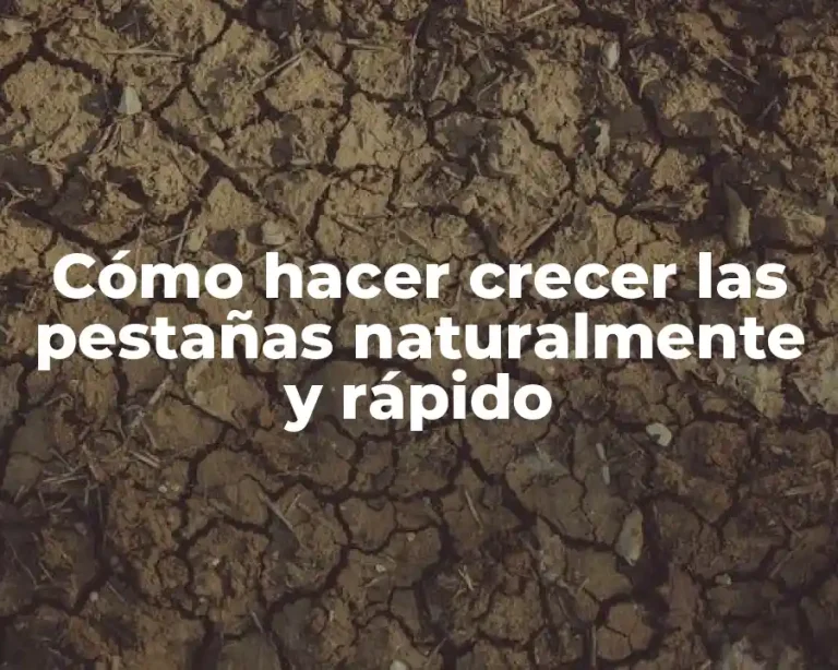Cómo hacer crecer las pestañas naturalmente y rápido