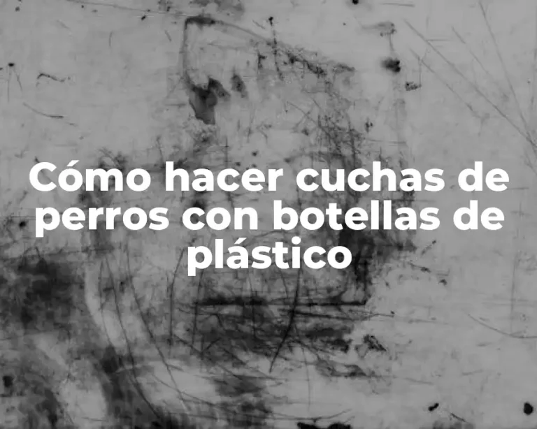 Cómo hacer cuchas de perros con botellas de plástico