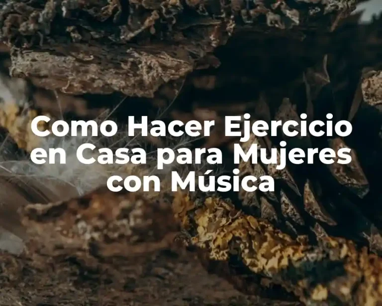 Como Hacer Ejercicio en Casa para Mujeres con Música