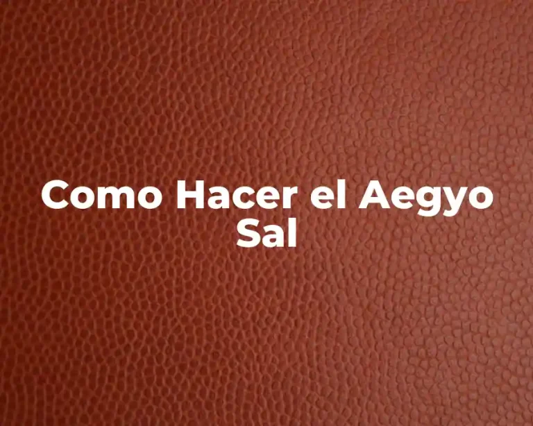 Como Hacer el Aegyo Sal