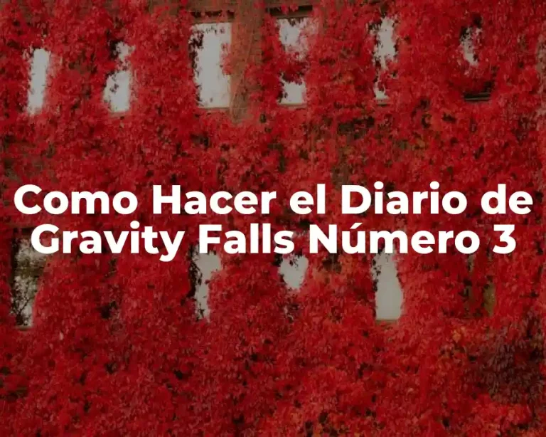 Como Hacer el Diario de Gravity Falls Número 3