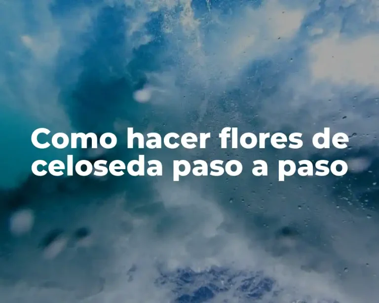 Como hacer flores de celoseda paso a paso