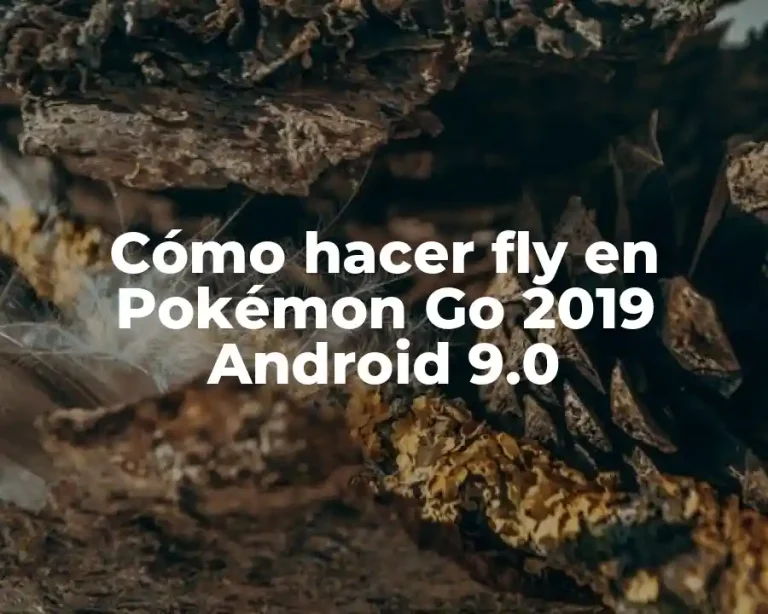 Cómo hacer fly en Pokémon Go 2019 Android 9.0