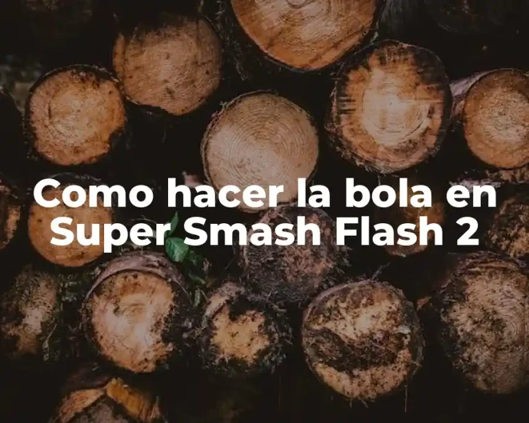 Como hacer la bola en Super Smash Flash 2