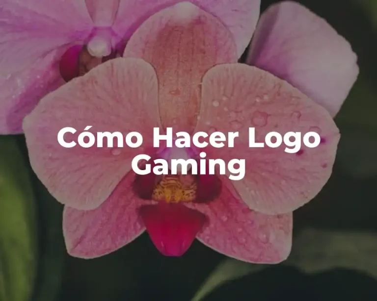 Cómo Hacer Logo Gaming