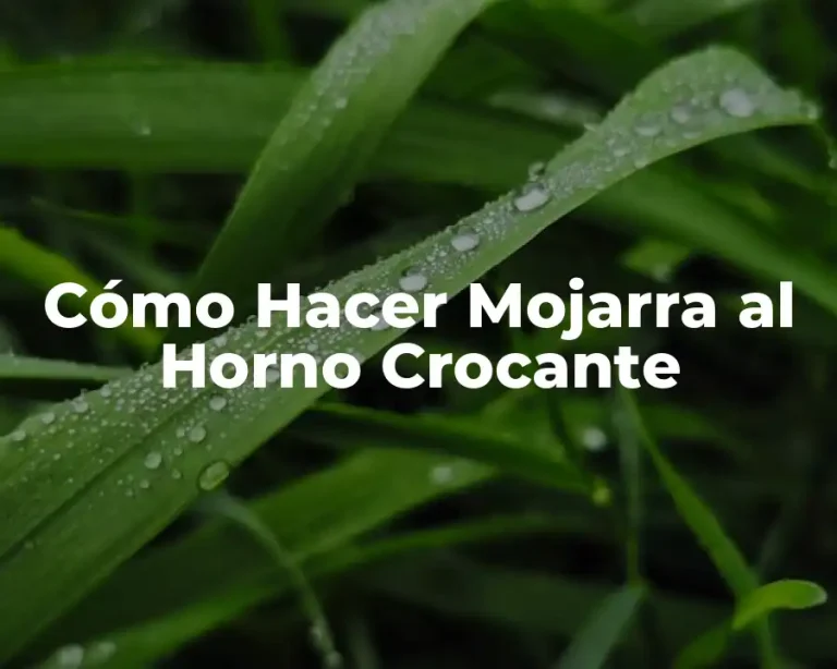 Cómo Hacer Mojarra al Horno Crocante