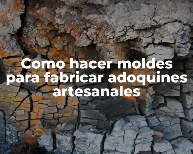 Como hacer moldes para fabricar adoquines artesanales