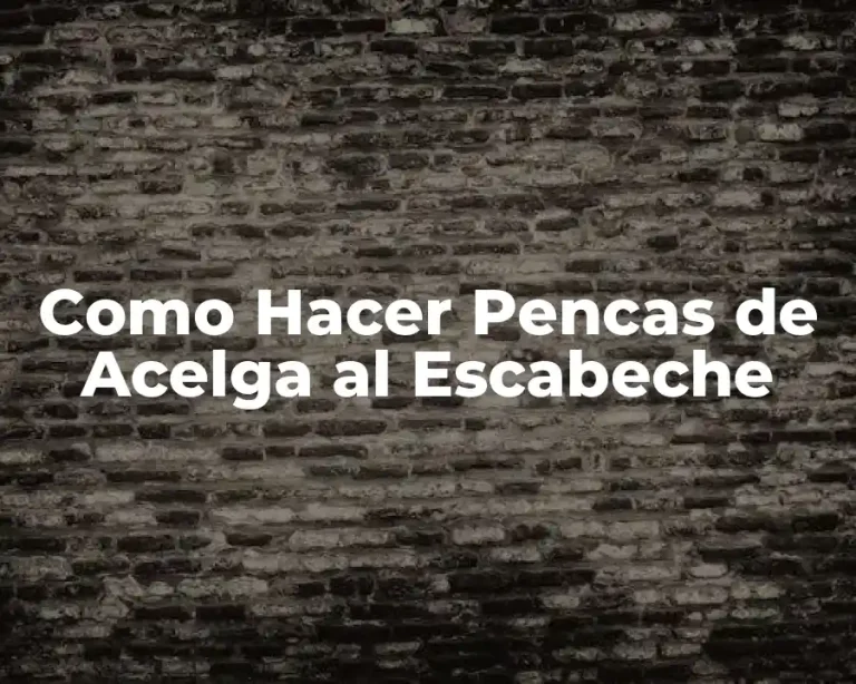 Como Hacer Pencas de Acelga al Escabeche