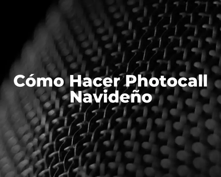 Cómo Hacer Photocall Navideño