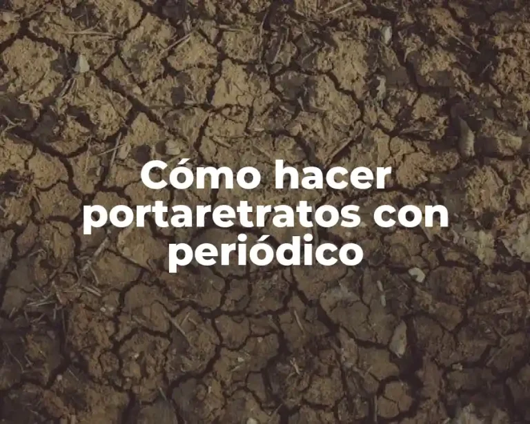 Cómo hacer portaretratos con periódico