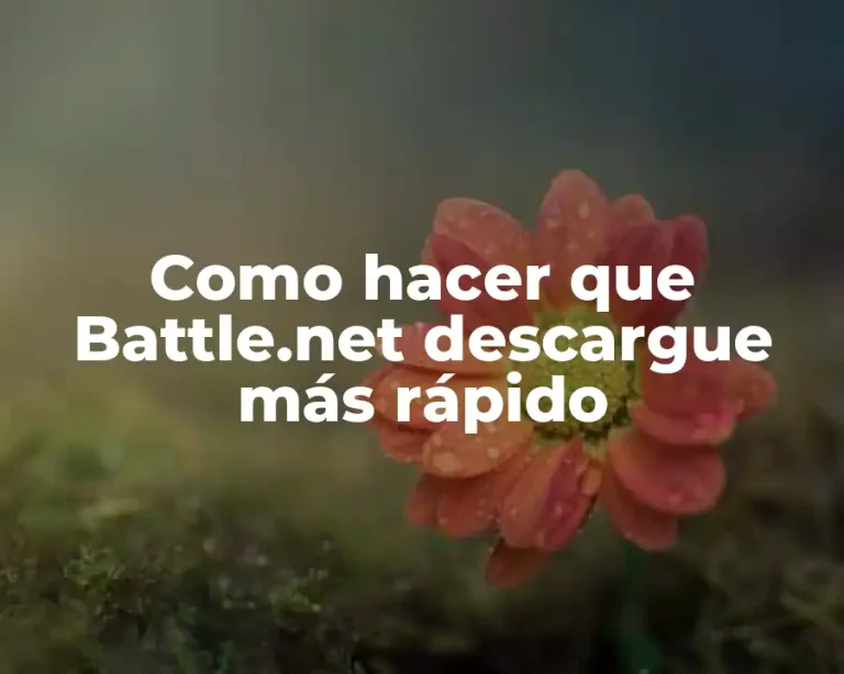 Como hacer que Battle.net descargue más rápido