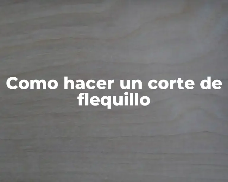 Como hacer un corte de flequillo