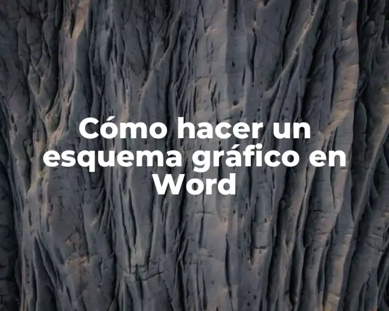 Cómo hacer un esquema gráfico en Word