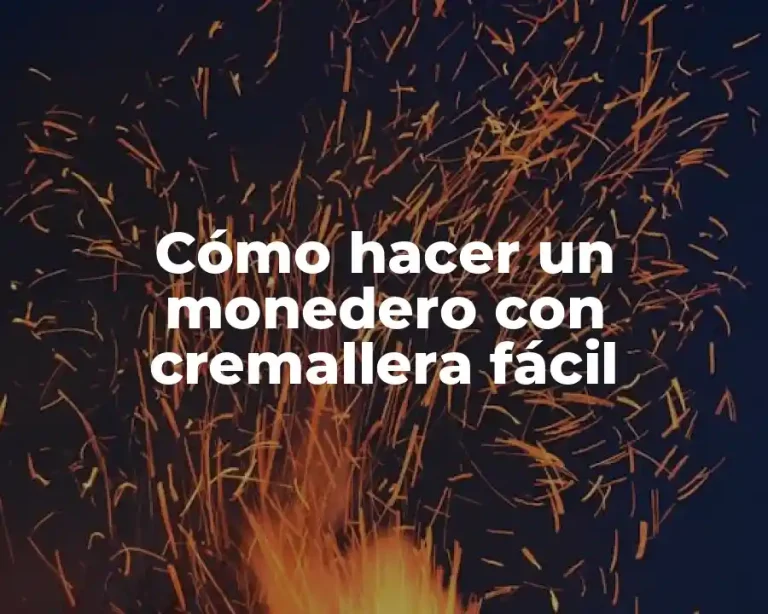 Cómo hacer un monedero con cremallera fácil