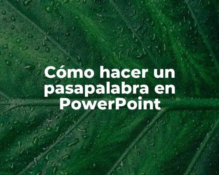 Cómo hacer un pasapalabra en PowerPoint