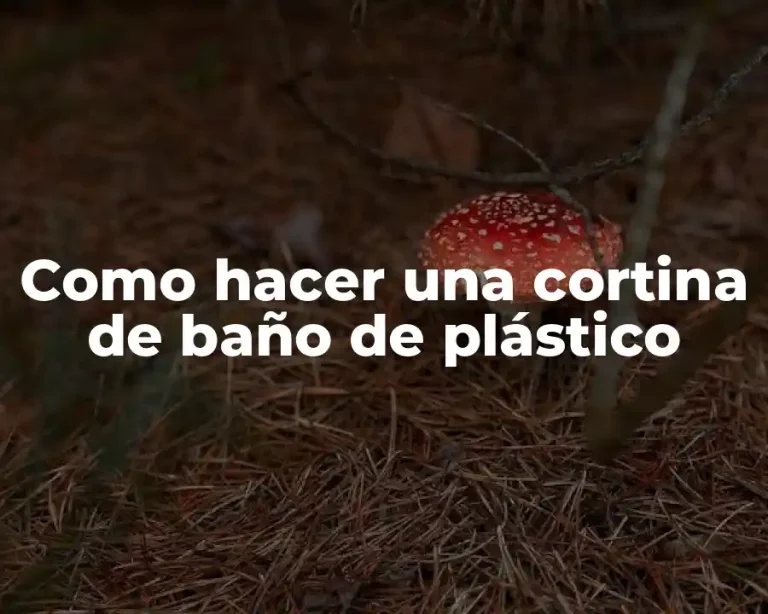 Como hacer una cortina de baño de plástico