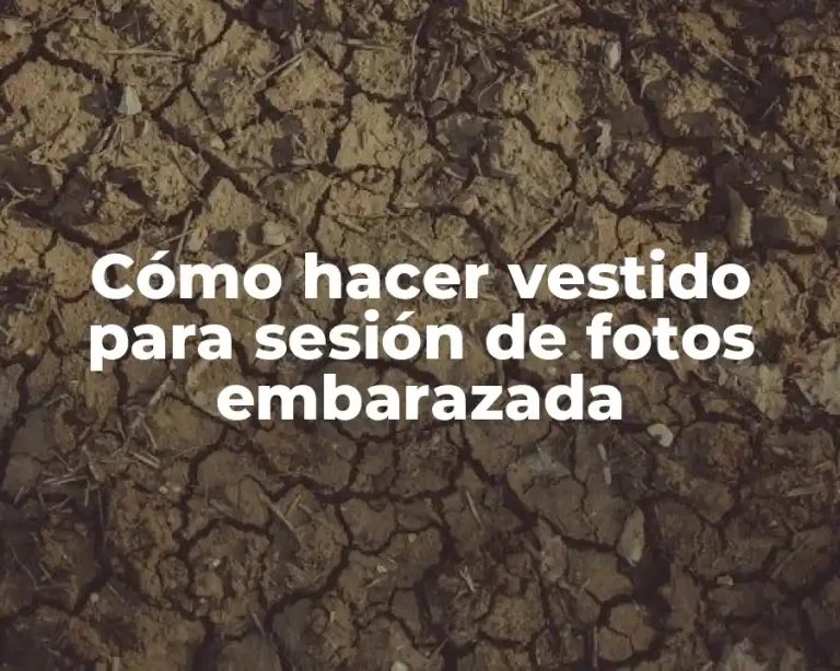 Cómo hacer vestido para sesión de fotos embarazada