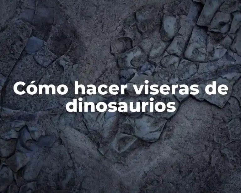Cómo hacer viseras de dinosaurios