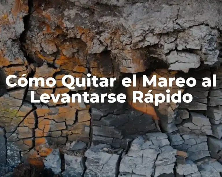 Cómo Quitar el Mareo al Levantarse Rápido