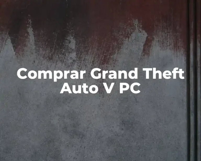 Comprar Grand Theft Auto V PC
