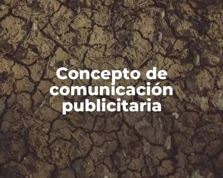 Concepto de comunicación publicitaria
