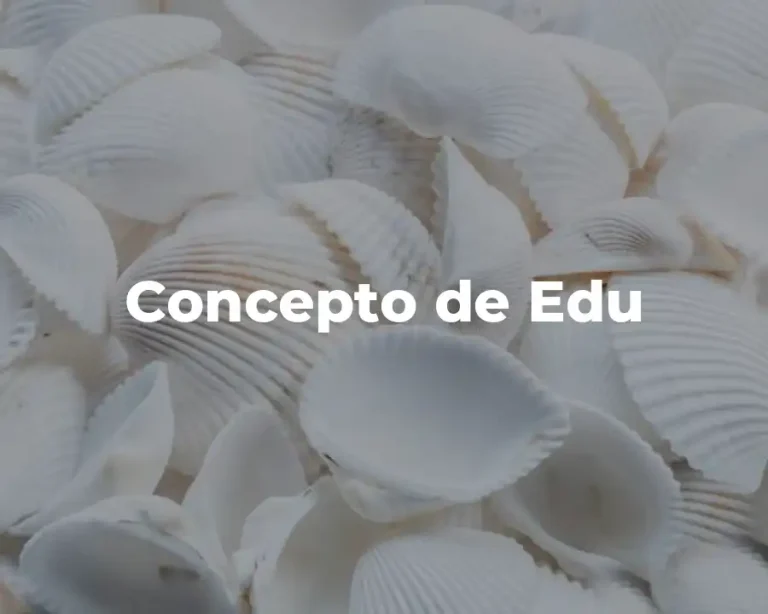 Concepto de Edu