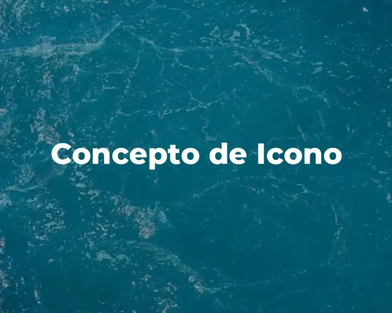 Concepto de Icono