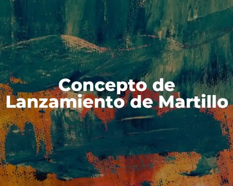 Concepto de Lanzamiento de Martillo