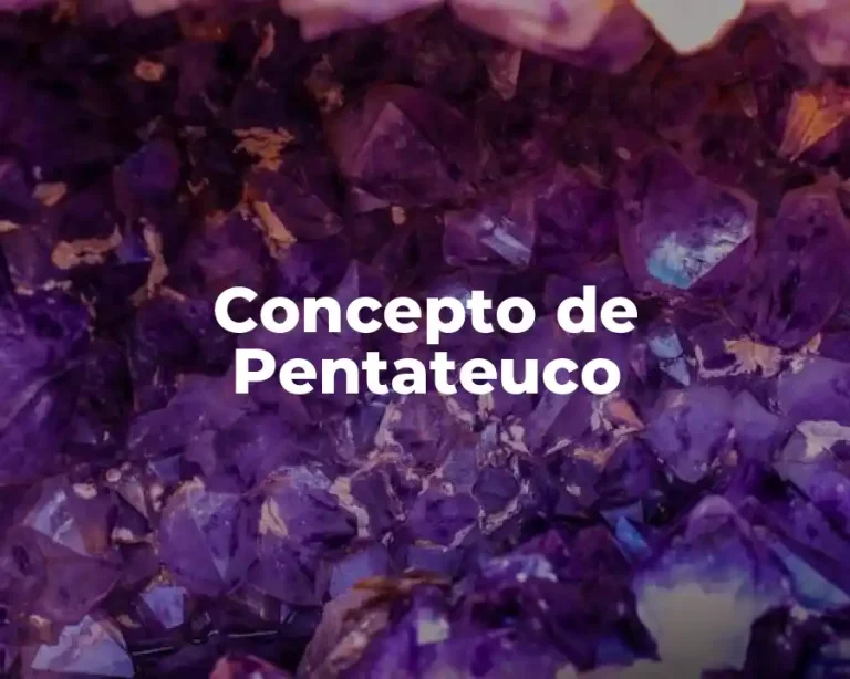 Concepto de Pentateuco