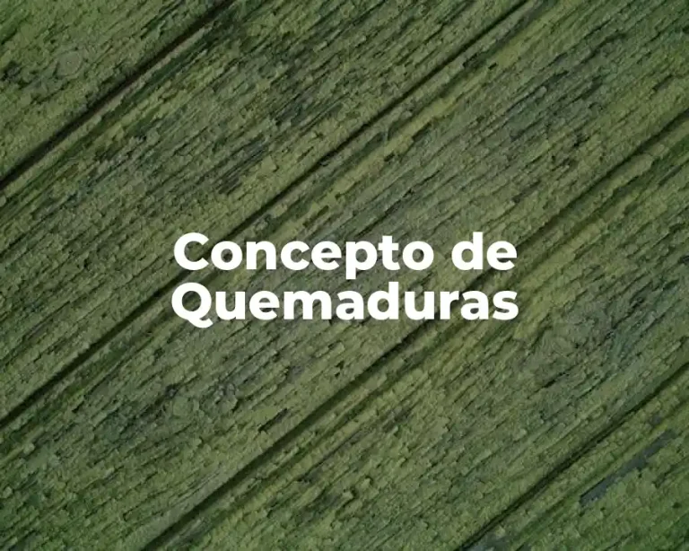 Concepto de Quemaduras