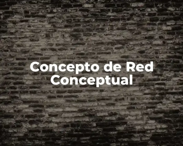Concepto de Red Conceptual